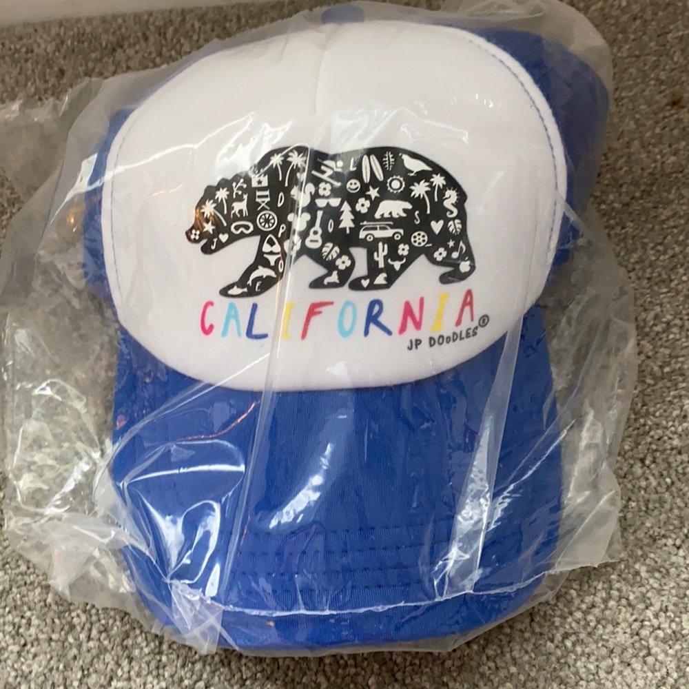 JP doodles hat California NEW with tags